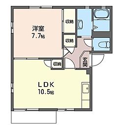 間取図画像 1LDK
