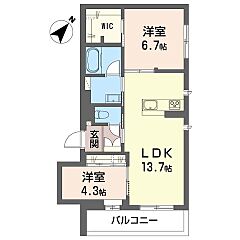 物件の間取り