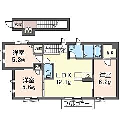 物件の間取り
