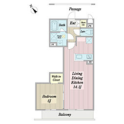 間取図画像 1LDK