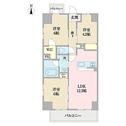 ソレイユ蘇我 3LDKの間取図画像