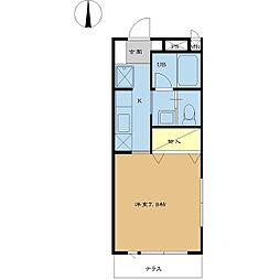 α-NEXT前橋第12 1Kの間取図画像