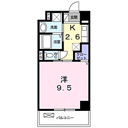 パークY・K 1Kの間取図画像