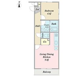 間取図画像 1LDK