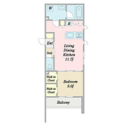 間取図画像 1LDK