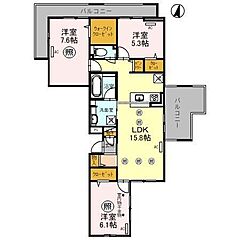 物件の間取り
