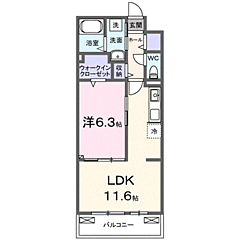 物件の間取り