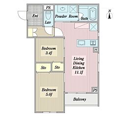 物件の間取り