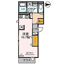 レ・スタンツェ堺東 ワンルームの間取図画像