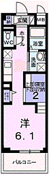 サニーキャンプ東雲2 ワンルームの間取図画像