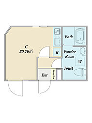 間取図画像 ワンルーム