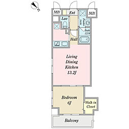 NEXMIZE 1LDKの間取図画像