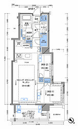 ラティエラ横濱大通り公園 2LDKの間取図画像