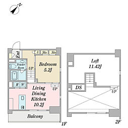 EMINENCE 1LDKの間取図画像