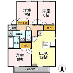 物件の間取り