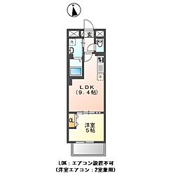 仮)高島平1丁目マンション新築工事 1LDKの間取図画像