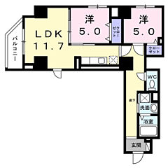 物件の間取り