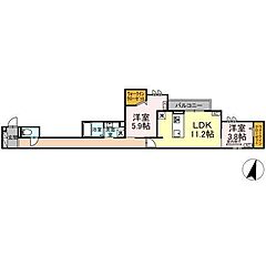 物件の間取り