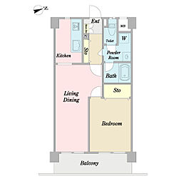 間取図画像 1LDK