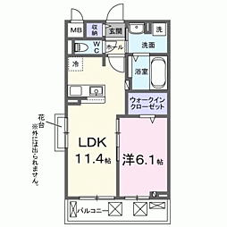 間取図画像 1LDK