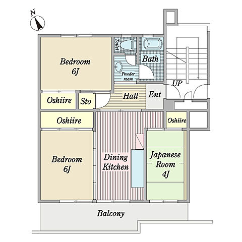 間取り 夏見台団地23号棟 5階/-