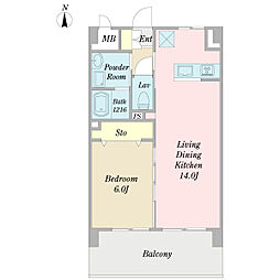 間取図画像 1LDK