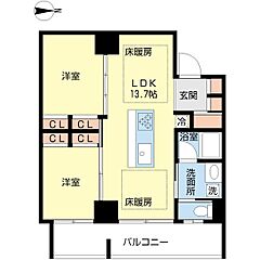 物件の間取り