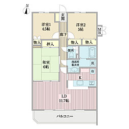 間取図画像 3LDK