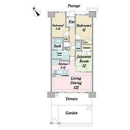 間取図画像 3LDK