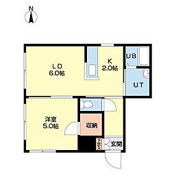 間取図画像 1LDK