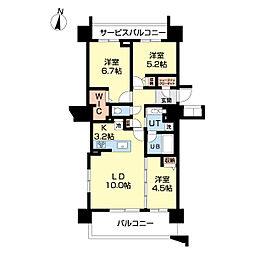 間取図画像 3LDK