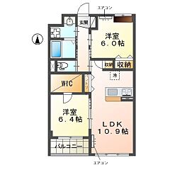 物件の間取り