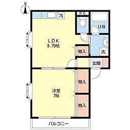 間取図画像 1LDK
