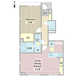 間取図画像 1LDK