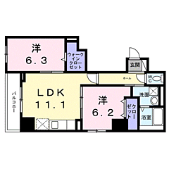 物件の間取り
