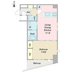 間取図画像 1LDK