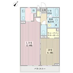 Ｂｏｎｊｏｕｒ　松ケ丘 2階1LDKの間取り