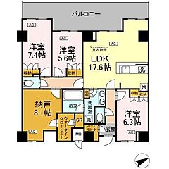 物件の間取り