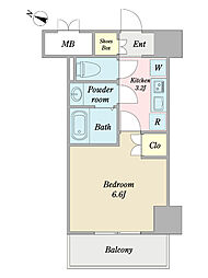 RAILSIDE 1Kの間取図画像