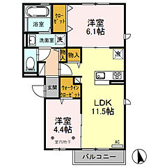 物件の間取り