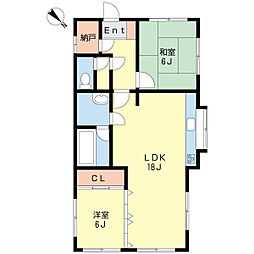 ノブリッシュササキ 2SLDKの間取図画像
