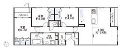 リーフガーデン浦安 3LDKの間取図画像