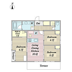 間取図画像 3LDK