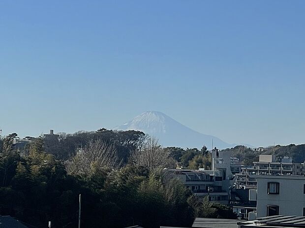 晴れた日には富士山が見れます！
