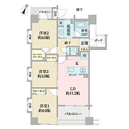 間取図画像 3LDK