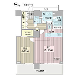 間取図画像 1LDK