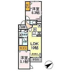 物件の間取り