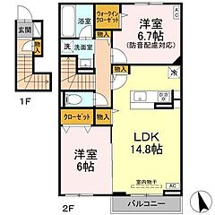 物件の間取り