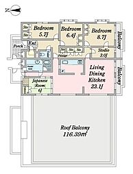 MAC菊名ホームズ 4SLDKの間取図画像