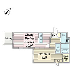 間取図画像 1LDK